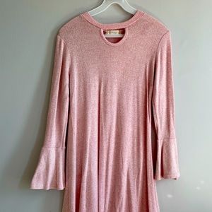 Btween girls size 12 pink long sleeve dress